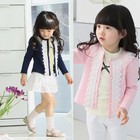 Girls Cardigan Jacket Kids Newborn Baby Long Sleeve Coat Outwear Clothes 2-8T