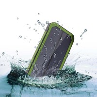 50000mAh Solar Ladegerät Power Bank Dual USB Externer Akku & 6 LED Taschenlampe