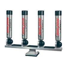 Big Jon Sports Rh04432 Big Jon Quad Multi Set Rod Holder Pedestal Mount Silver