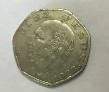 1978 Mexican Diez Pesos Coin Circulated