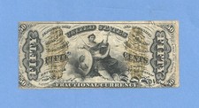 Fr 1362 Third Issue 50 Cents Justice Fractional Currency Nice Very Fine
