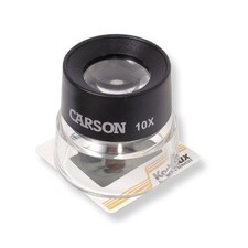 Carson Ll-10 LumiLoupe Stand Magnifier 10X coins, stamps, photography
