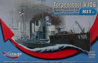 MIRAGE HOBBY® 900001 German Torpedoboot V106 in 1:400