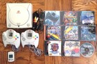 Sega Dreamcast System Bundle w/8 Games + 2 Controllers + VMU ***FREE SHIPPING***