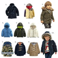 Baby & Kids Boy Jacket Coat, Winter & Warm (Black, Blue, Navy, White)/ 6M-Age8