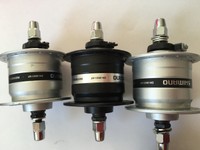 Nabendynamo Shimano DH-3N31-NT Vollachse mit Gewinde 36 Loch schwarz oder silber