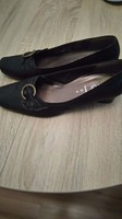 Gabor Pumps, Comfort H, Gr. 8= 41, schwarz, Echtleder, Schnalle