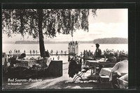 tolle AK Bad Saarow-Pieskow, Strandbad-Motiv 