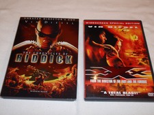2 Dvd Lot / The Chronicles Of Riddick / Xxx / Widescreen / Unrated / Vin Diesel