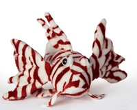 Stofftier Feuerfisch, Fisch, Plüschtier, Kuscheltier