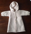 Nwt - La Stupenderia bonpoint Baby Wool Blush Pink Sweater Coat - 1 Month