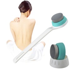 Long Handle Body Back Brush Shower Spa Scrub Bath Scrubber Face Deep Cleansing