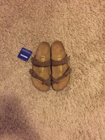 braune Birkenstock Sandalen Damen, Größe 37