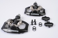 Shimano Duo Pedale PD A530 , einseitige SPD Bindung, schwarz , silber , Alu 