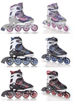 Inlineskates Inliner Cool Slide Grid Pink, Blue oder Red verstellbar - Neu!