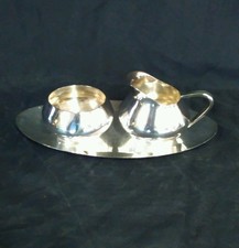 New listing
German Maker Wmf Silverplate Creamer Sugar Bowl Tray 3 Piece Set
