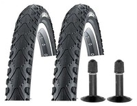 2 x Pannensicherer Fahrradreifen 700 x 40C 28 Zoll 42-622 +2 Schläuche AV 28x1.6