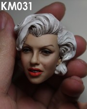 1/6 Kumik Km03 Sexy Female Head Sculpt Marilyn Monroe F 12" Cy Girl Phicen body