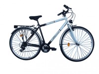 28" Zoll Herren Trekkingrad Trekking Fahrrad Cityrad Herrenrad weiß-schwarz