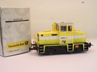 Dingler H0 010170 Werks-Diesellok "OPEL" # V08 370, gelb/weiß---T99