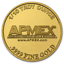1/10 oz Apmex Gold Round