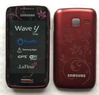 Samsung  Wave Y GT-S5380  La Fleur (Ohne Simlock) rot NFC GPS Internet Wlan #306