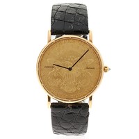 Herrenuhr Corum 20$ Liberty 1904 Automatik 900 / 750 / 46,91g Gelbgold 