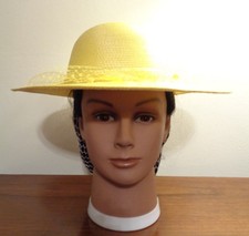Ladies Civil War Reenactment Straw Hat