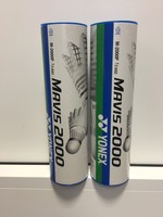 Yonex Mavis 2000 Nylon Plastik Federball Badmintonball Farbe weiß/blau -NEU-