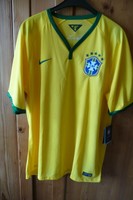 Brasilien gelbes Fußball-Trikot original Nike Dri-Fit XL neu mit Etikett 