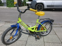 Kinderrad Bavaria, leuchtend grün, 16 Zoll