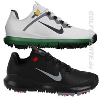 NIKE GOLF HERREN GOLFSCHUHE TW '13 SCHUHE TIGER WOODS SCHWARZ & WEIß FREE NEU