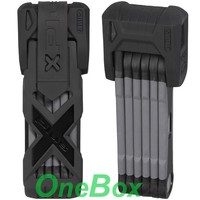 Faltschloss Fahrrad Schloss Abus Bordo Granit X-Plus 6500/85 Schwarz Level 15