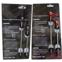 Schnellspanner Set mit Titan quick release schnell-spanner 48g skewer