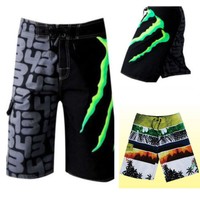 Herren Surfshorts Board Shorts Badeshorts Bermuda Badehose Schwimmhose Gr.S-2XL