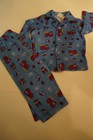 Boys CIRCO 2 Pc PJ Pajamas Fire Trucks Dalmation Dogs Blue 18 mo