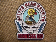 1 "Better Head Back" Pin Free Shipping (Heady Grateful Dead Hippy Trip Hat Pins)