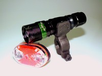 Fahrrad Beleuchtungsset Vorderlicht Rücklicht Lampe Strahler Beleuchtung Halter