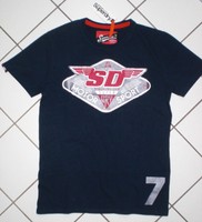 SUPERDRY neues LIMITED EDITION Herren MOTOR SPORT Vintage T-Shirt New Men Navy
