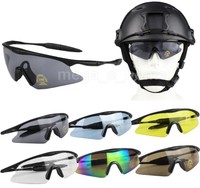 UV400 Herren Radbrille Sportbrille Fahrradbrille Sonnenbrille Taktisch Brille