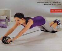 Bauch Weg Roller NEU inkl. Kniematte 