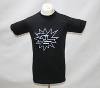 Kultkarren T-Shirt KNÖPFCHENDRÜCKER Knöpfchen Drücker - schwarz - Aufdruck vorne