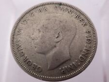 1947 Australia 1 One Florin= 2 Shillings Australian Silver Coin George Vi Km#40a