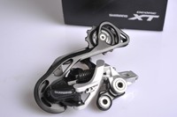 Shimano Deore XT RD M781 silber Shadow Schaltwerk , 10fach SGS , langer Käfig 