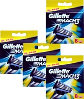 32 Klingen Gillette Mach3 Rasierklingen Mach 3 32er