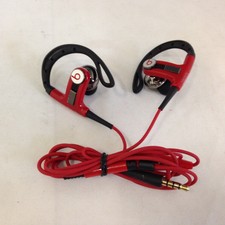 Beats by Dr. Dre PowerBeats Ear-Hook Headphones - Red GENUINE AUTHENTIC READ