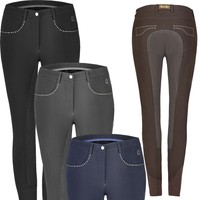 % Cavallo Damen Reithose Celestine Vollbesatz, viele Farben & Größen, NEU