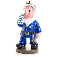 S04 FC Schalke 04 - Gartenzwerg Glück auf - S04 Zwerg Garten Party Bergmann