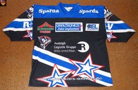 Kassel Huskies * 01/02 * No. 7 * Jeff Tory * black/away/fanshirt * minimal wear 