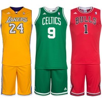 NBA Basketball Kinder Trikot Set adidas Boston Celtics Miami Heat 128 - 176 neu